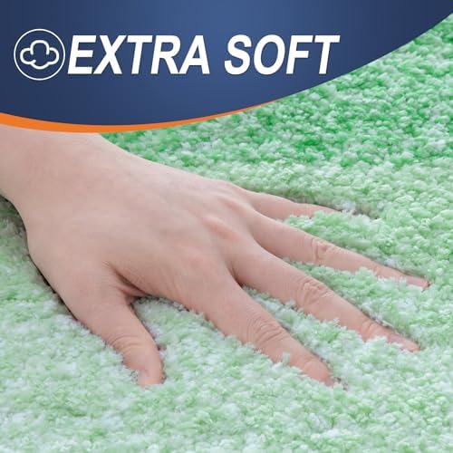 OLANLY Bathroom Runner Rug 59x17, Extra Soft Absorbent Microfiber Bath Rugs
