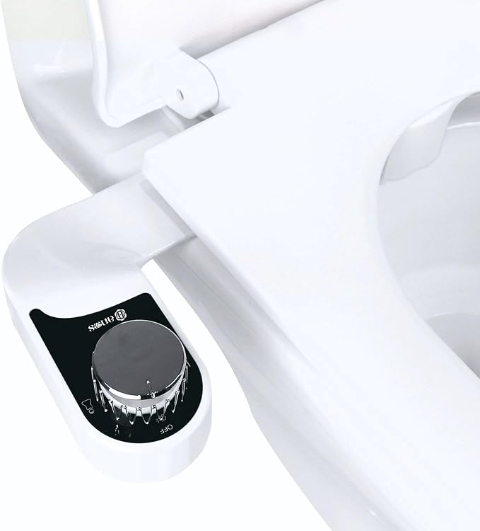 Bidet Attachment for Toilet, Self Cleaning Bidet Attachment with Adjustable Cold Water Pressure, Front and Rear Wash for Women and Men, Premium Bathroom Accessory by anees