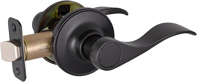 Design House 778894 Springdale Passage Hall and Closet Door Lever Matte Black