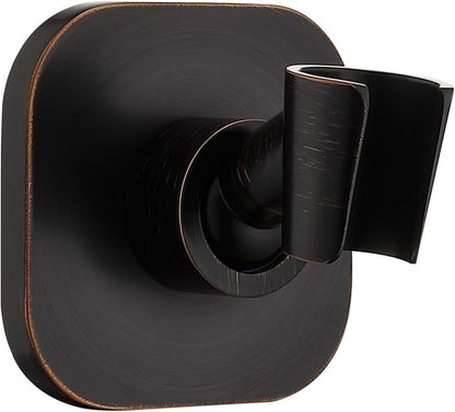 G-Promise Metal Handheld Shower Head Holder, No-Drill (Oil Rubbed Bronze) | Adhesive or Drilled Installation, Wide Adjustment Range Fits All Family Heights, Firmly Secure Showerhead, Easy to Install