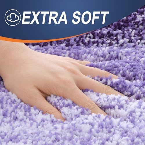 OLANLY Bathroom Runner Rug 59x20, Extra Soft Absorbent Microfiber Bath Rugs