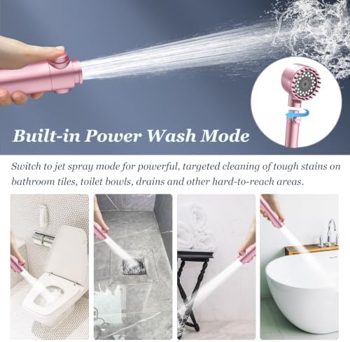 FEELSO Filtered Shower Head with Handheld, High Pressure Shower Filter Head