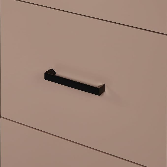 ARIEL Loren 72-inch Bathroom Vanity with Sink,Solid Wood, 1.5-inch Carrara White Quartz Countertop, Double Rectangular Porcelain Sink, 4 Soft Closing Doors, 3 Dovetail Drawers, Mocha