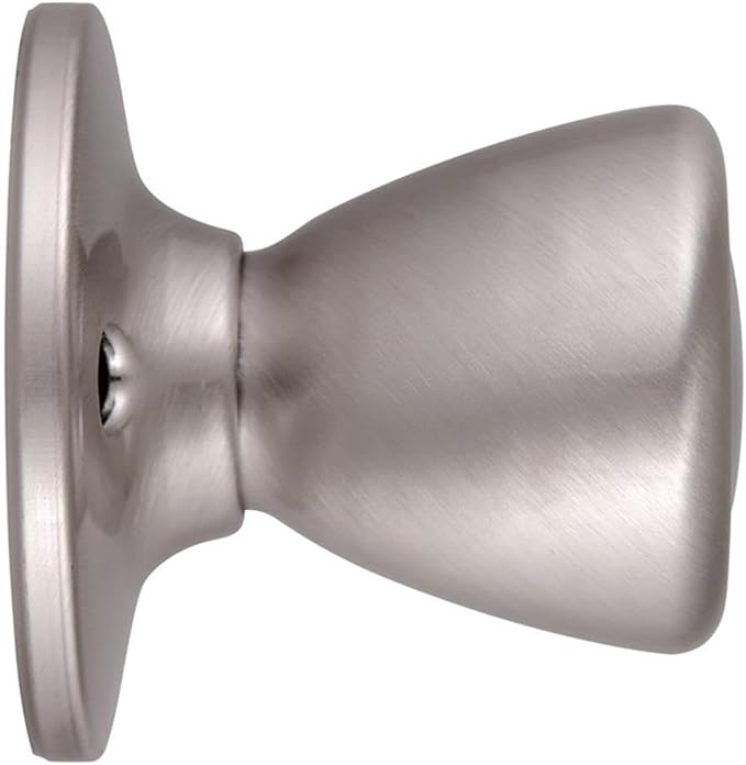 Design House 781898 Tulip Dummy Door Knob Satin Nickel