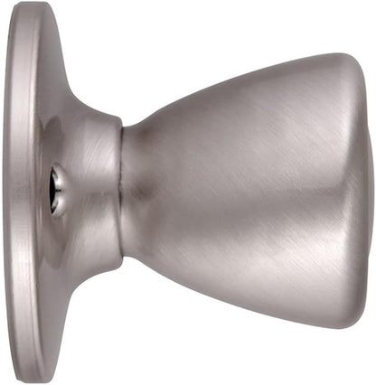 Design House 781898 Tulip Dummy Door Knob Satin Nickel