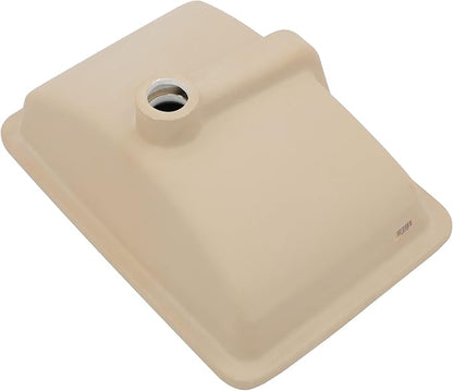 Dcolora Undermount Bathroom Sink Rectangle 21"x14" White Porcelain Ceramic Rectangular Vessel Sink Under Counter Lavatory Vanity Bath Sink Bowl Basin With Overflow