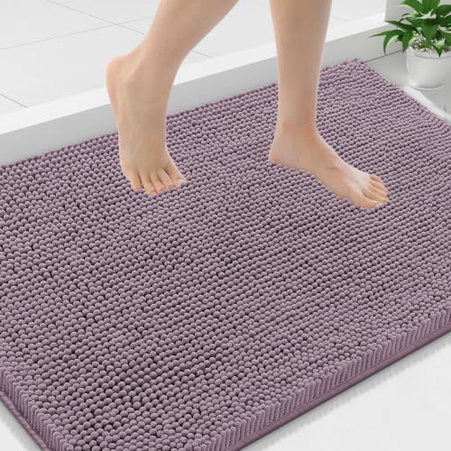 Smiry Bathroom Rugs 36X24, Luxury Chenille Extra Soft Absorbent Bath Mat