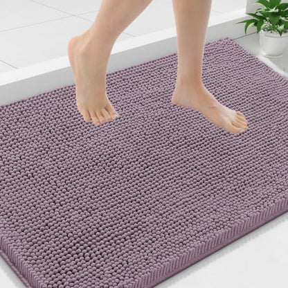 Smiry Bathroom Rugs 36X24, Luxury Chenille Extra Soft Absorbent Bath Mat