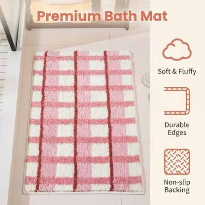 GIB Bathroom Runner Rug 47"x16", Soft Absorbent Long Bath Mat for Bathroom