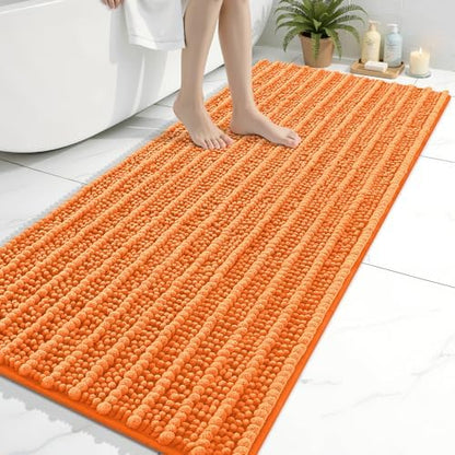 Arotive Bathroom Rugs Mat 54x24, Soft Absorbent Chenille Shaggy Bath Mat