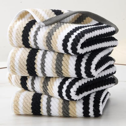 VOOVA & MOVAS Bathroom Hand Towels 4 Pack, 100% Cotton, 16x27 in