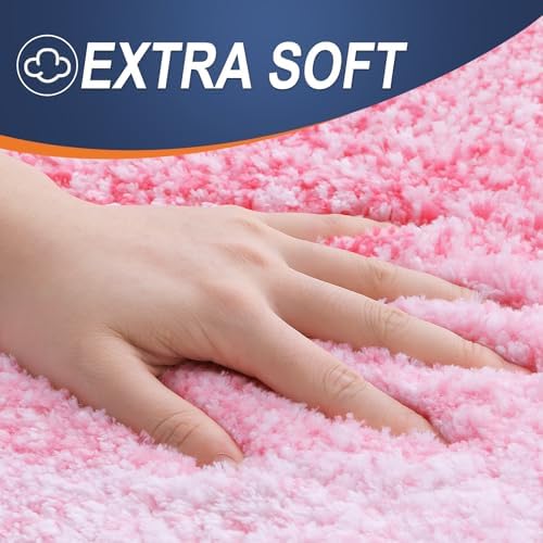 OLANLY Bathroom Runner Rug 47x17, Extra Soft Absorbent Microfiber Bath Rugs