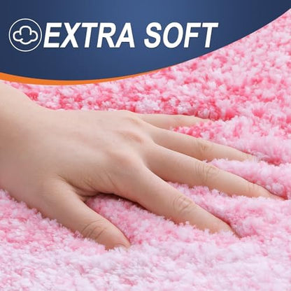 OLANLY Bathroom Rugs Mat 34x21, Extra Soft Absorbent Microfiber Bath Rugs
