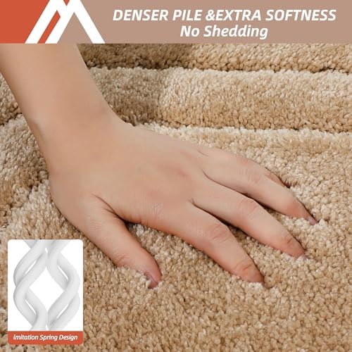 COSY HOMEER Non-Slip Bath Mat Extra Thick Absorbent Plush Washable