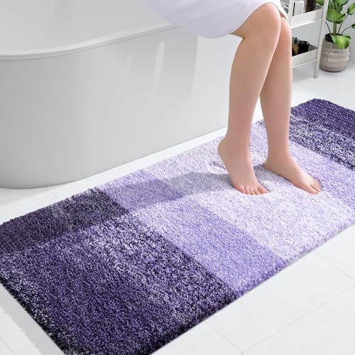 OLANLY Large Bathroom Rugs 50x30, Extra Soft Absorbent Microfiber Bath Rugs