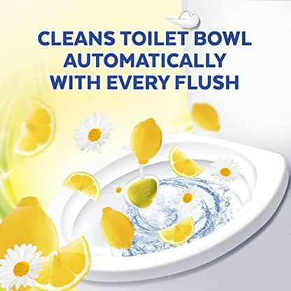 Lysol Automatic In-The-Bowl Toilet Cleaner, Cleans and Freshens Toilet Bowl, Lemon Breeze Scent (Pack of 2)