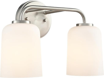 ML Lighting 214202-BN Laphia 14" Wide 2-Light Vanity - Brushed Nickel