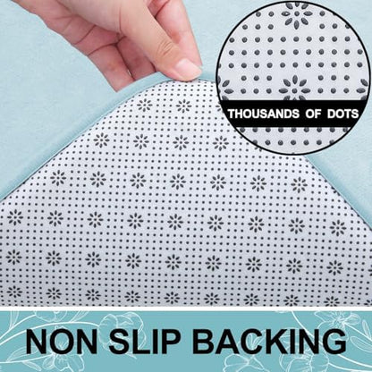 Smiry Memory Foam Bath Mat 30x20, Extra Soft and Absorbent Bathroom Rugs