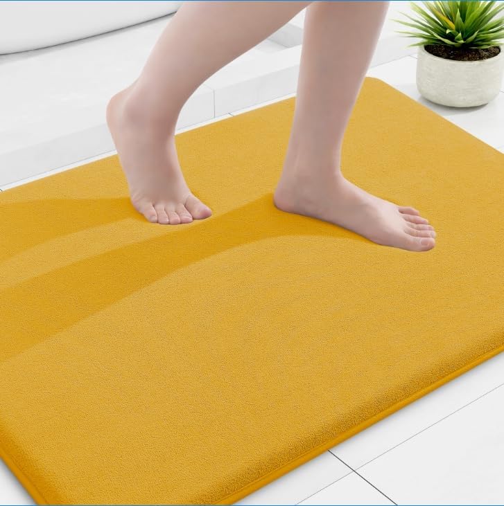 Smiry Memory Foam Bath Mat 36x24, Extra Soft and Absorbent Bathroom Rugs