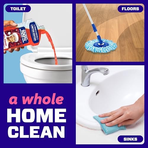 Mr. Clean All Purpose Cleaner, Cleaning Liquid, Frosted Cranberry, 41 Fl Oz (Pack of 4)