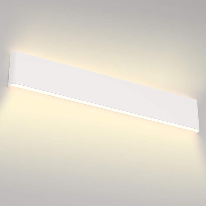 Aipsun 30W/32.6 inch Modern LED Vanity Light for Bathroom Light Fixture Up and Down Wall Light(Warm White 3000K)