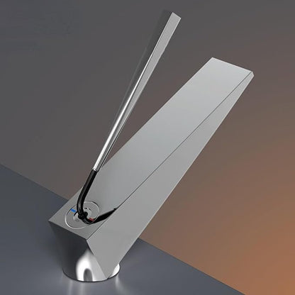 Bathroom Faucet Modern Single Hole Faucet for Bathroom Sink Single Handle in Brass Chrome