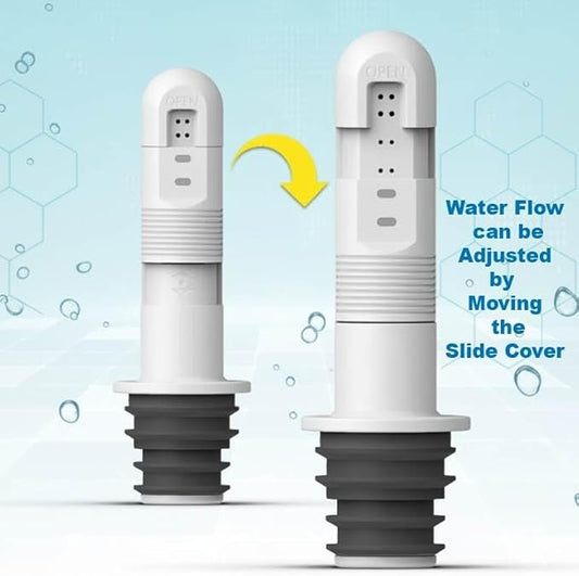 Go Bidet Handheld Shattaf Sprayer – High Pressure Manual Bidet Bottle for Personal Hygiene, Gentle Care for Men & Women, Non-Electric Mini Bidet Fits Any Thread Bottle Worldwide
