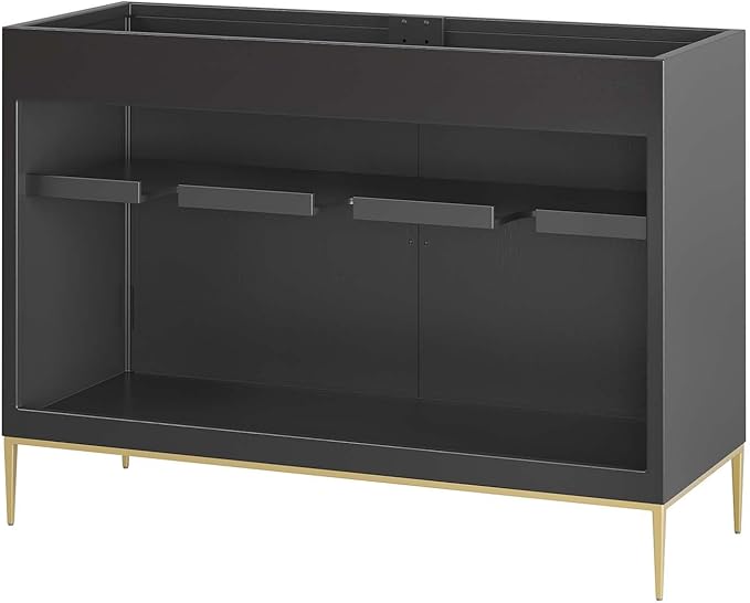 Modway Awaken Bathroom Vanity Cabinet, 48", Black