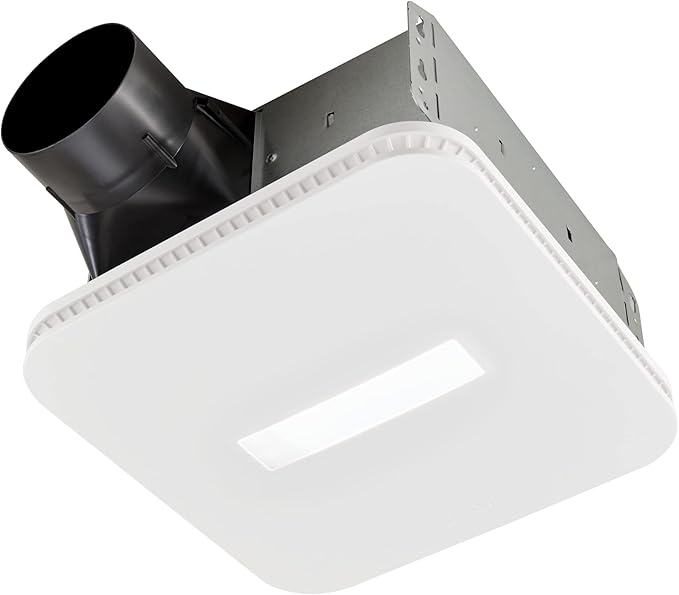 Broan-NuTone AE110LK Ventilation Fan & Available NuTone WVK2A Flexible Wall Ducting Kit for Ventilation Fans, 4-Inch