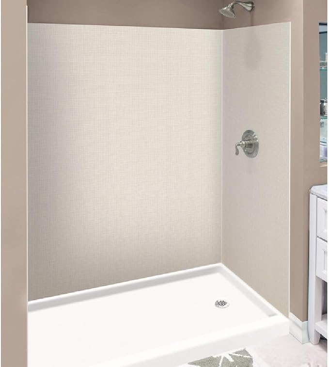 Transolid EWK603672-43 Expressions 3-Panel Shower Wall Kit, 36-in L x 60-in W x 72-in H, Sorento
