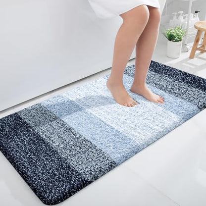 OLANLY Bathroom Runner Rug 47x24, Extra Soft Absorbent Microfiber Bath Rugs