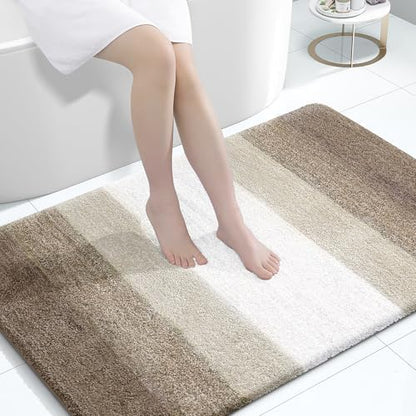 OLANLY Large Bathroom Rugs 44x32, Extra Soft Absorbent Microfiber Bath Rugs