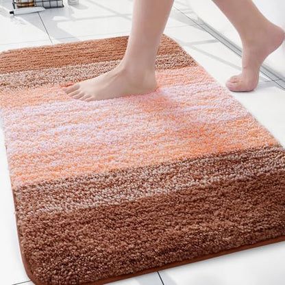 Arotive Microfiber Bathroom Rugs, Shaggy Soft Absorbent Bath Rug, 30x20