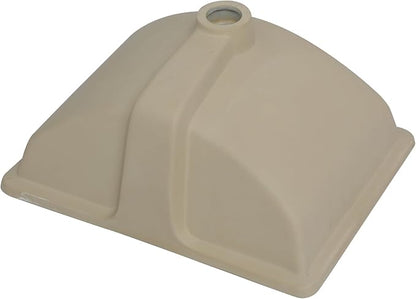 Undermount Bathroom Sink - 18''x14'' White Rectangle Bathroom Sink Porcelain Ceramic Sink Vanity Basin Lavatory Sink Rectangular Vessel Sink, LOF-BS1814