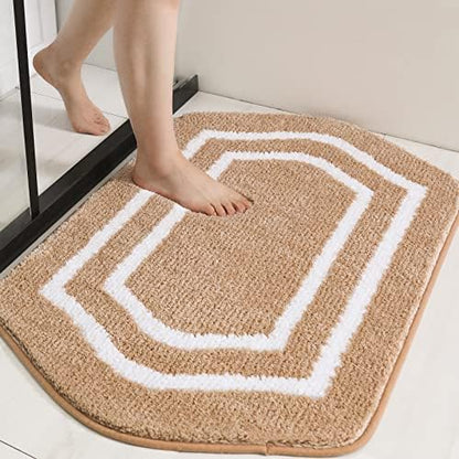 COSY HOMEER Non-Slip Bath Mat Extra Thick Absorbent Plush Washable
