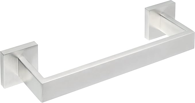 Alise Towel Bar Towel Racks for Bathroom Wall Mount 12 Inch,Brushed Nickel | SUS304 Stainless Steel Bathroom Towel Holder, Full Square Towel Rod Towel Hanger for Bathroom Lavatory Kitchen