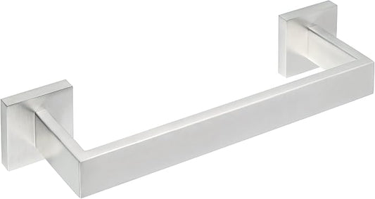 Alise Towel Bar Towel Racks for Bathroom Wall Mount 12 Inch,Brushed Nickel | SUS304 Stainless Steel Bathroom Towel Holder, Full Square Towel Rod Towel Hanger for Bathroom Lavatory Kitchen
