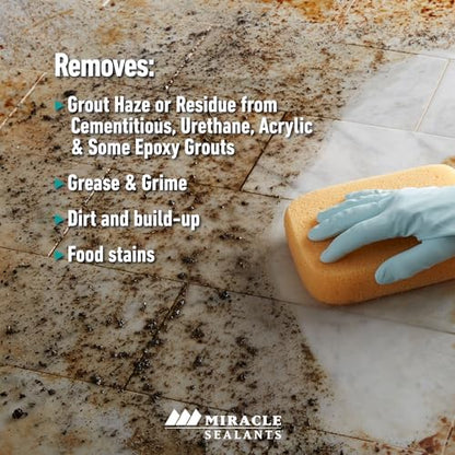 Miracle Sealants Heavy-Duty Non-Acidic Tile & Stone Cleaner, Quart