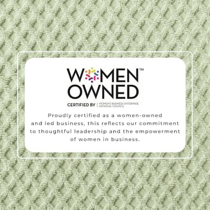 Great Bay Home Bath Towels - 100% Cotton 6 Piece Bath Sheet Set - Diamond Waffle Weave - Absorbent, Durable, Quick-Dry Towels for Bathroom (Pale Green)