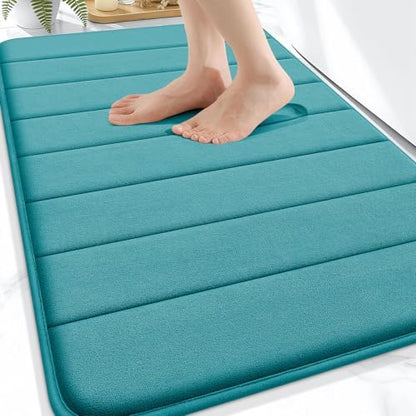 OLANLY Memory Foam Bath Mat 32x20, Super Soft and Absorbent Bathroom Rugs