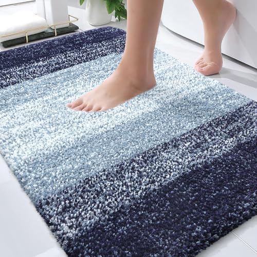 OLANLY Bathroom Rugs Mat 30x20, Extra Soft Absorbent Microfiber Bath Rugs