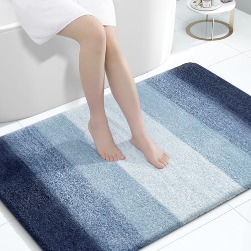 OLANLY Large Bathroom Rugs 44x32, Extra Soft Absorbent Microfiber Bath Rugs