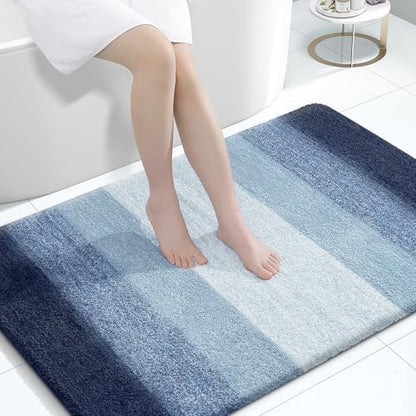 OLANLY Large Bathroom Rugs 44x32, Extra Soft Absorbent Microfiber Bath Rugs