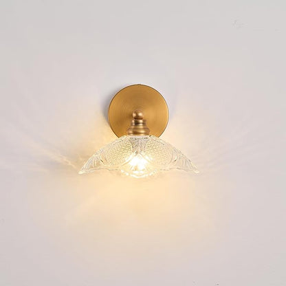 Bathroom Vanity Light, 9.05 Inch Single Light Brushed Antique Brass Wall Sconce, Vintage E12 Bathroom Light for Mirror, Euro Classic Lighting for Hallway, Bedroom, Powder Room