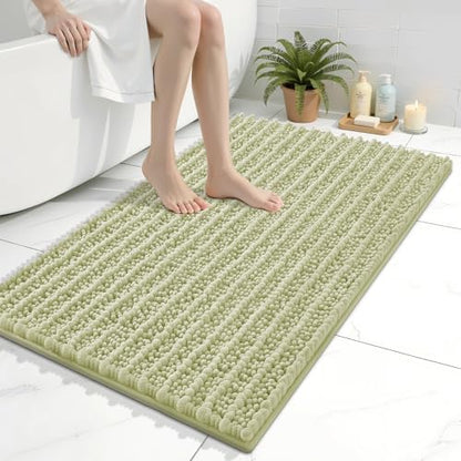 Arotive Bathroom Rugs Mat 36x24, Soft Absorbent Chenille Shaggy Bath Mat