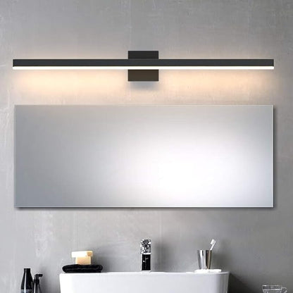 Aipsun 40 inch Modern Black Vanity Light LED Bathroom Vanity Light Fixtures Black Wall Light for Bathroom (Warm White)