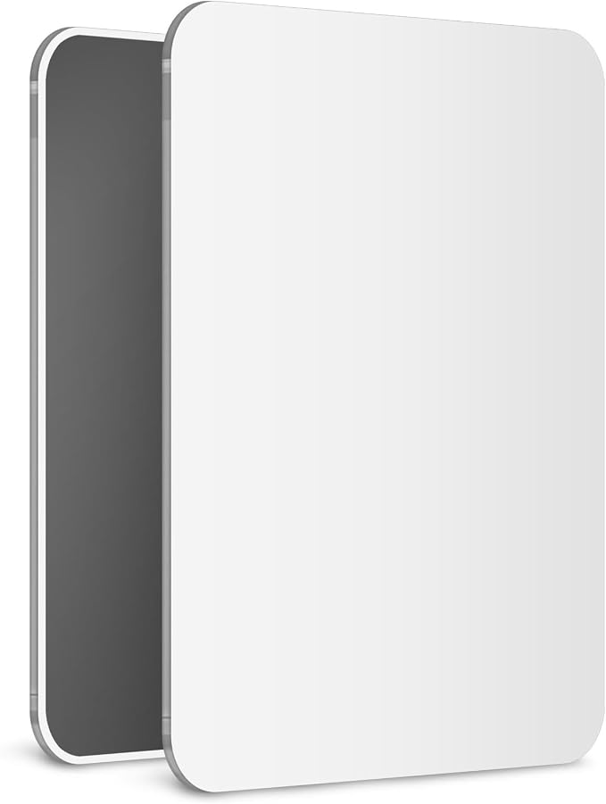 Mavoro 7x9 Magnetic Locker Mirror, Acrylic, Glassless Safety, Frameless (1)