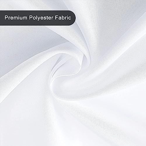 LLSCL Fabric Shower Curtain Liner with Magnets, Waterproof Hotel Quality, 72 x 72 Machine Washable