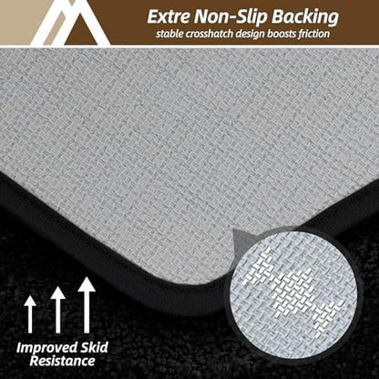 COSY HOMEER Non-Slip Bath Mat Extra Thick Absorbent Plush Washable