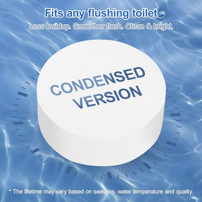 Automatic Toilet Bowl Cleaner Tablets - Fresh Scent, CleaningEffectively removes stains and limescale; Releases fresh fragrance for a pleasant bathroom experience;50PACK cleaning with facility, -NN